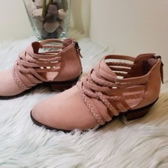 Caslon Brand New Pink Suede Booties - Picture 6 of 6